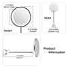Round Makeup LED Mirror in USA | Only E-Shop
