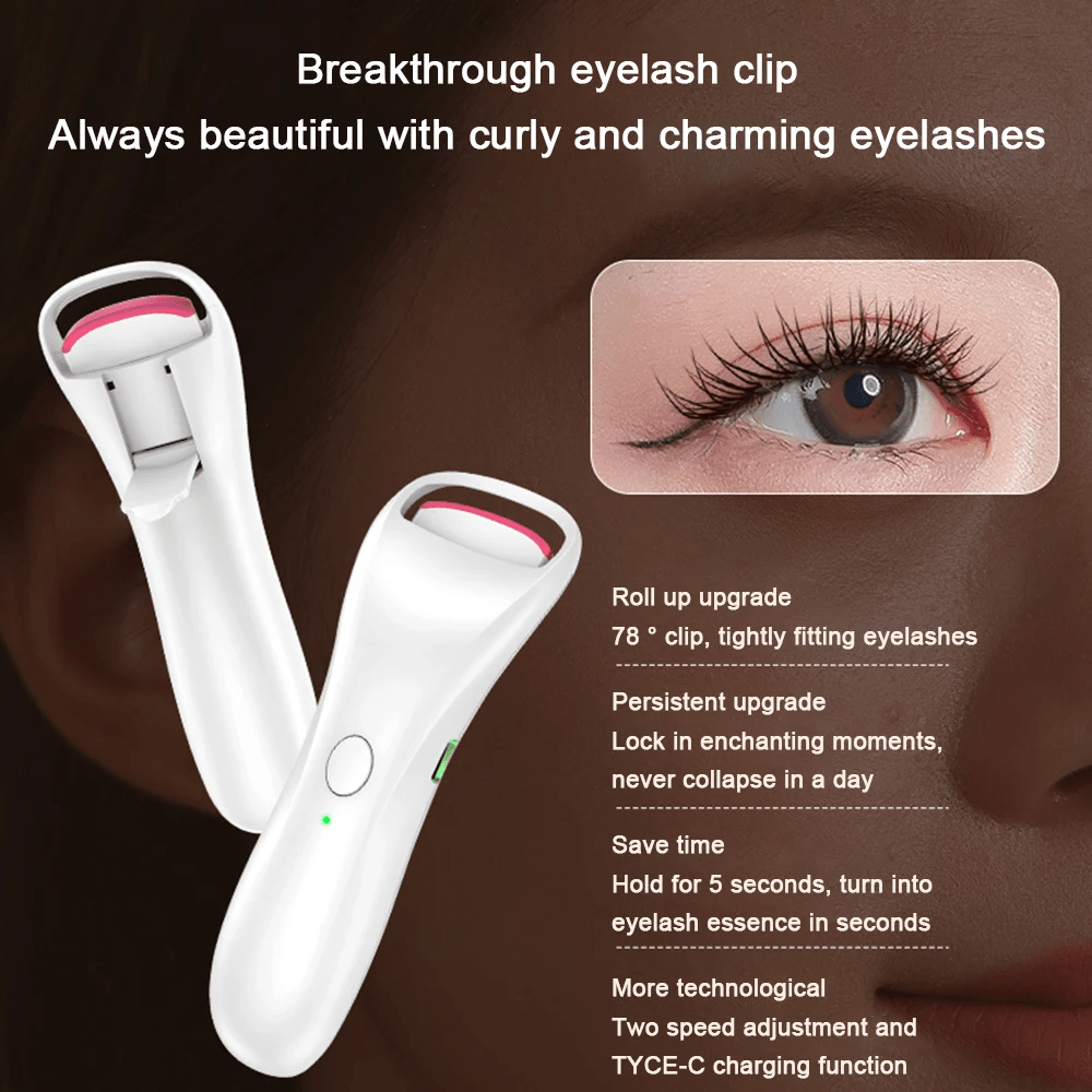 Mini Electric Eyelash Curler with comb in USA | Only E-Shop