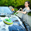 Round Spin Mop For Wash - Three section telescopic car washing mop.