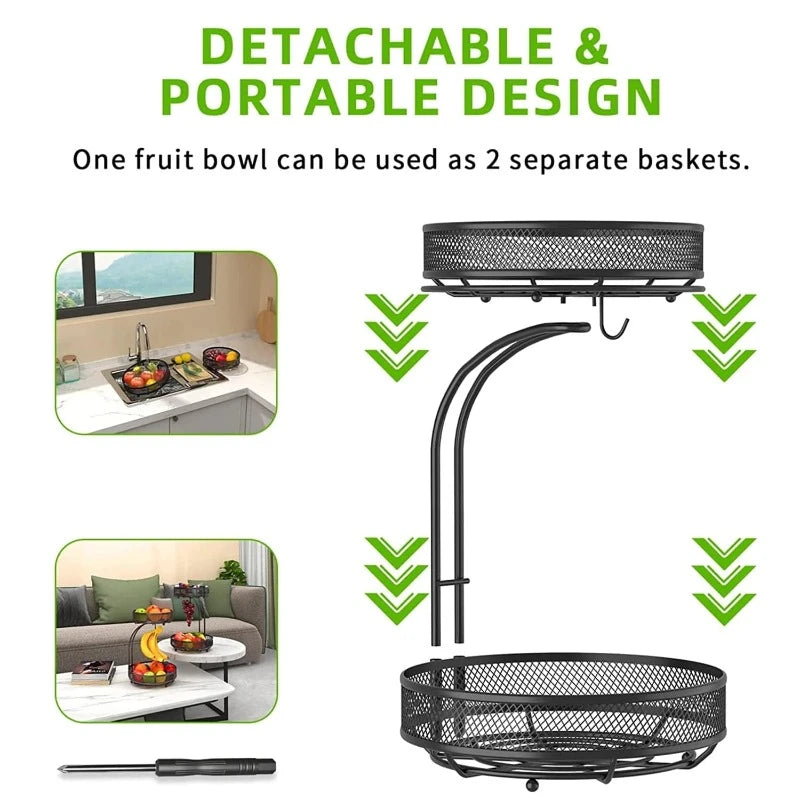 Fruit Holder - Detachable Fruit Basket Stand  in USA | Only E-Shop